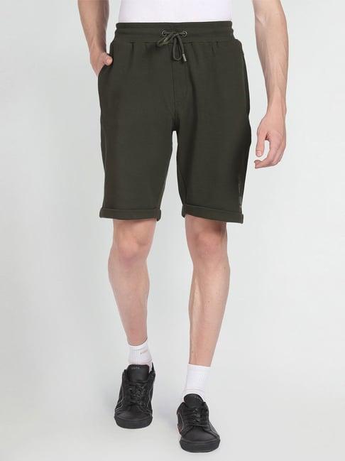 u.s. polo assn. olive regular fit shorts