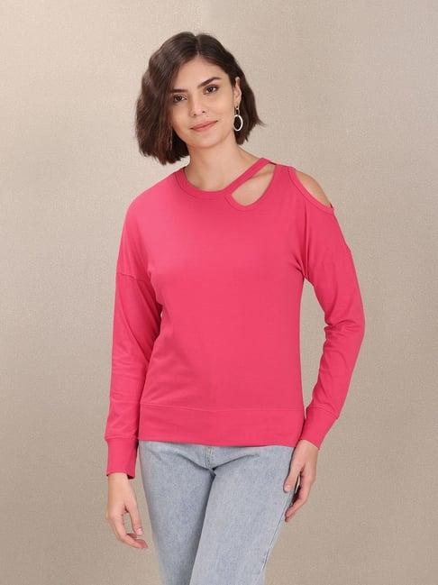 u.s. polo assn. pink cotton pullover