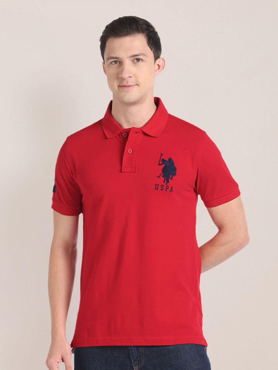 u.s. polo assn. polo collar pure cotton t-shirt