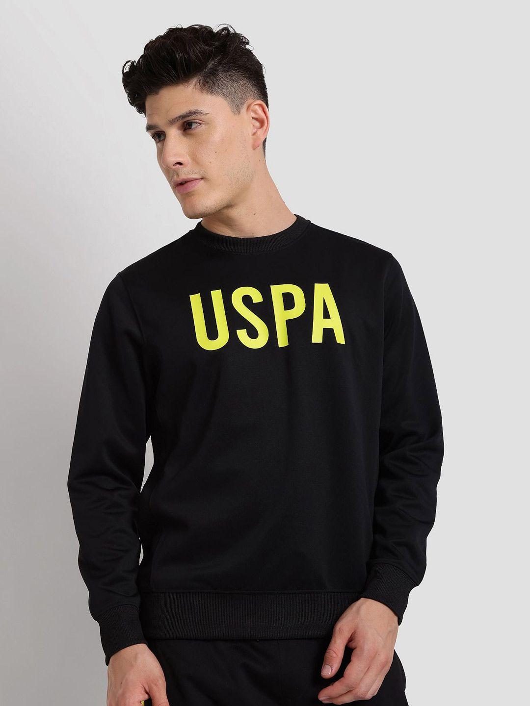 u.s. polo assn. printed durable athletic pullover sweatshirt