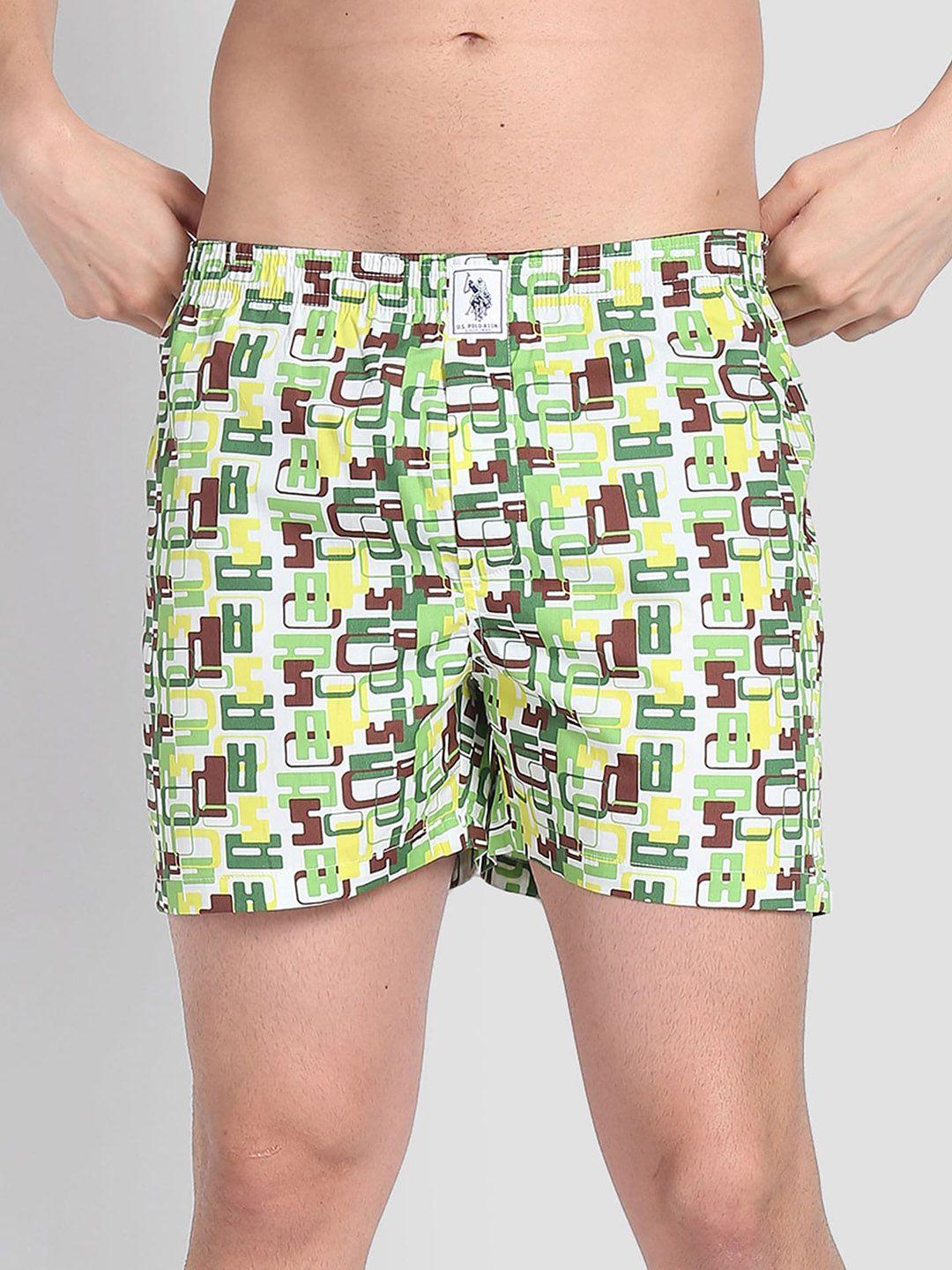 u.s. polo assn. printed pure cotton boxers z9iyac-abm-pr