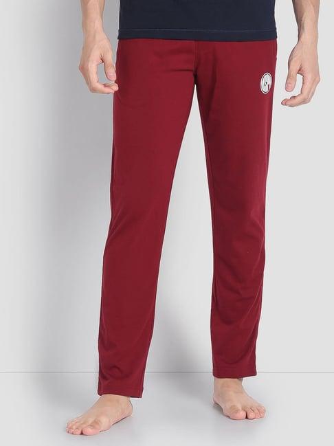 u.s. polo assn. red cotton regular fit lounge pants