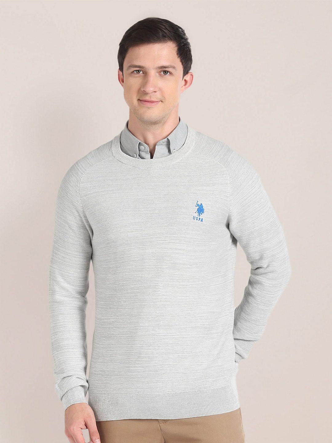 u.s. polo assn. round neck pullover sweater