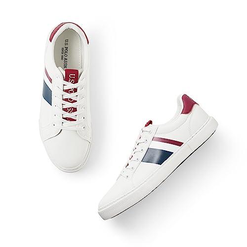 u.s. polo assn. santos 2.0 men's off white fashion sneakers-(uk/10)(2fd23306a01)