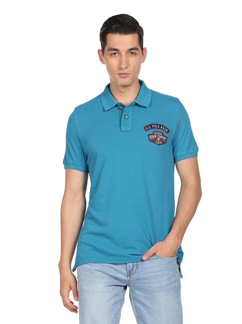 u.s. polo assn. sky blue polo t-shirt