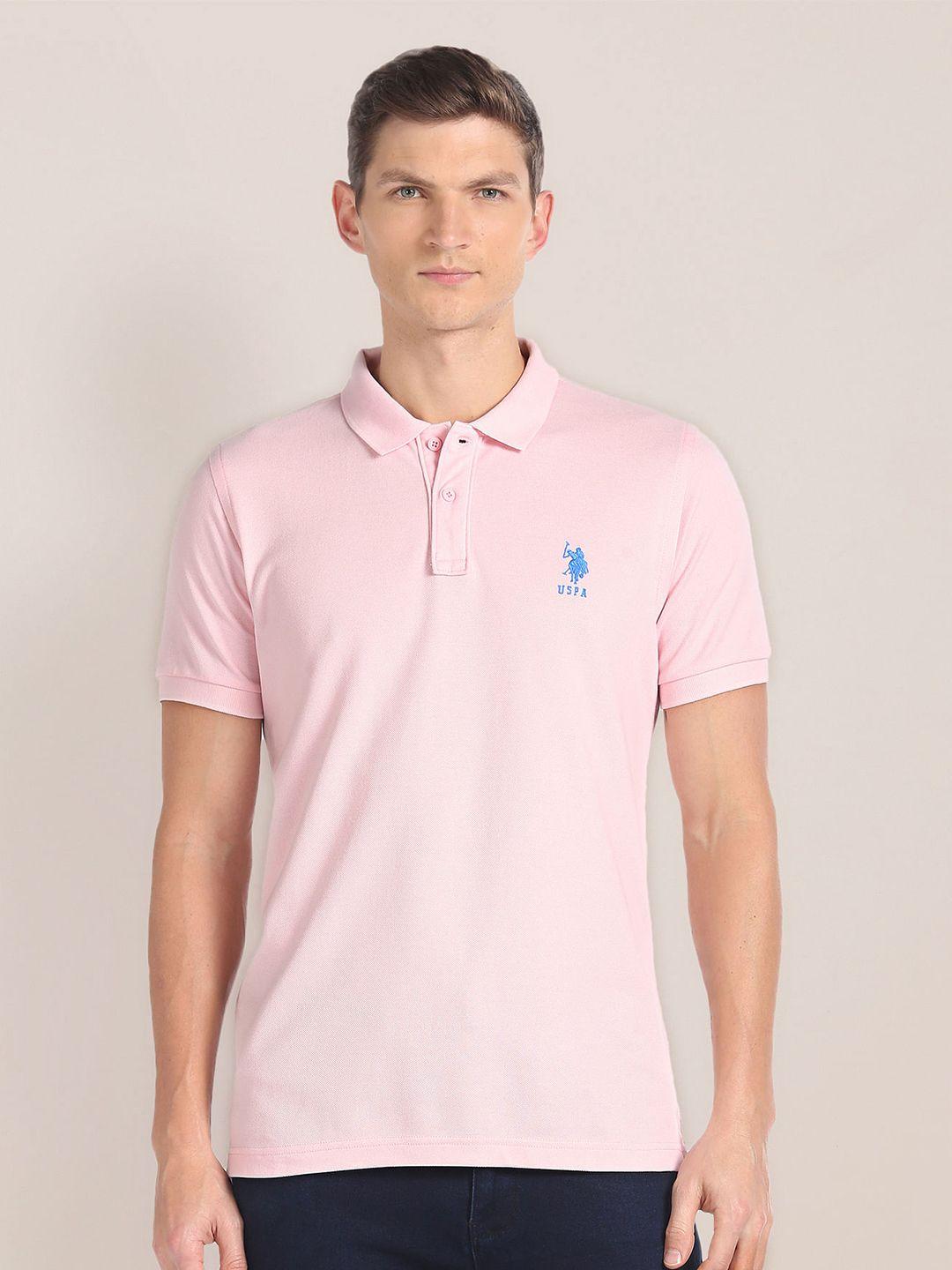 u.s. polo assn. slim fit polo collar t-shirt