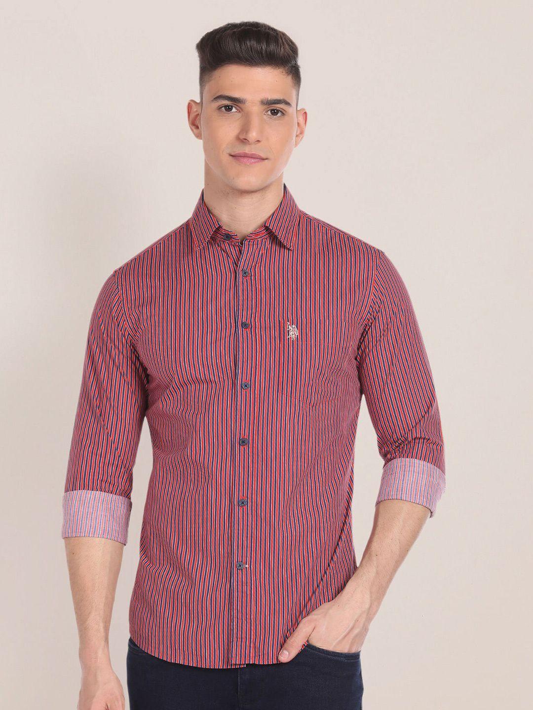 u.s. polo assn. striped casual shirt