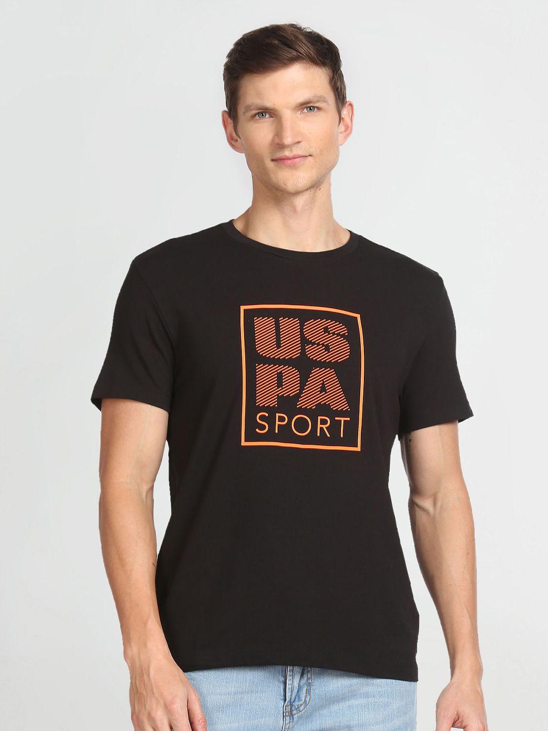 u.s. polo assn. typography printed slim fit t-shirt