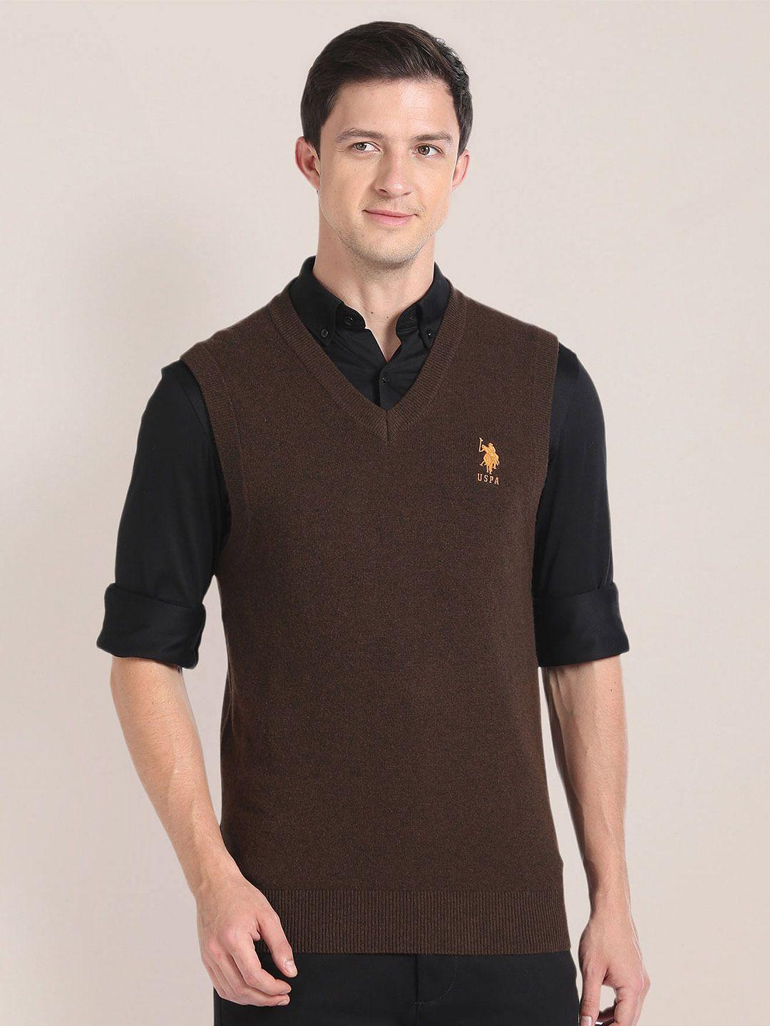 u.s. polo assn. v-neck sleeveless sweater vest