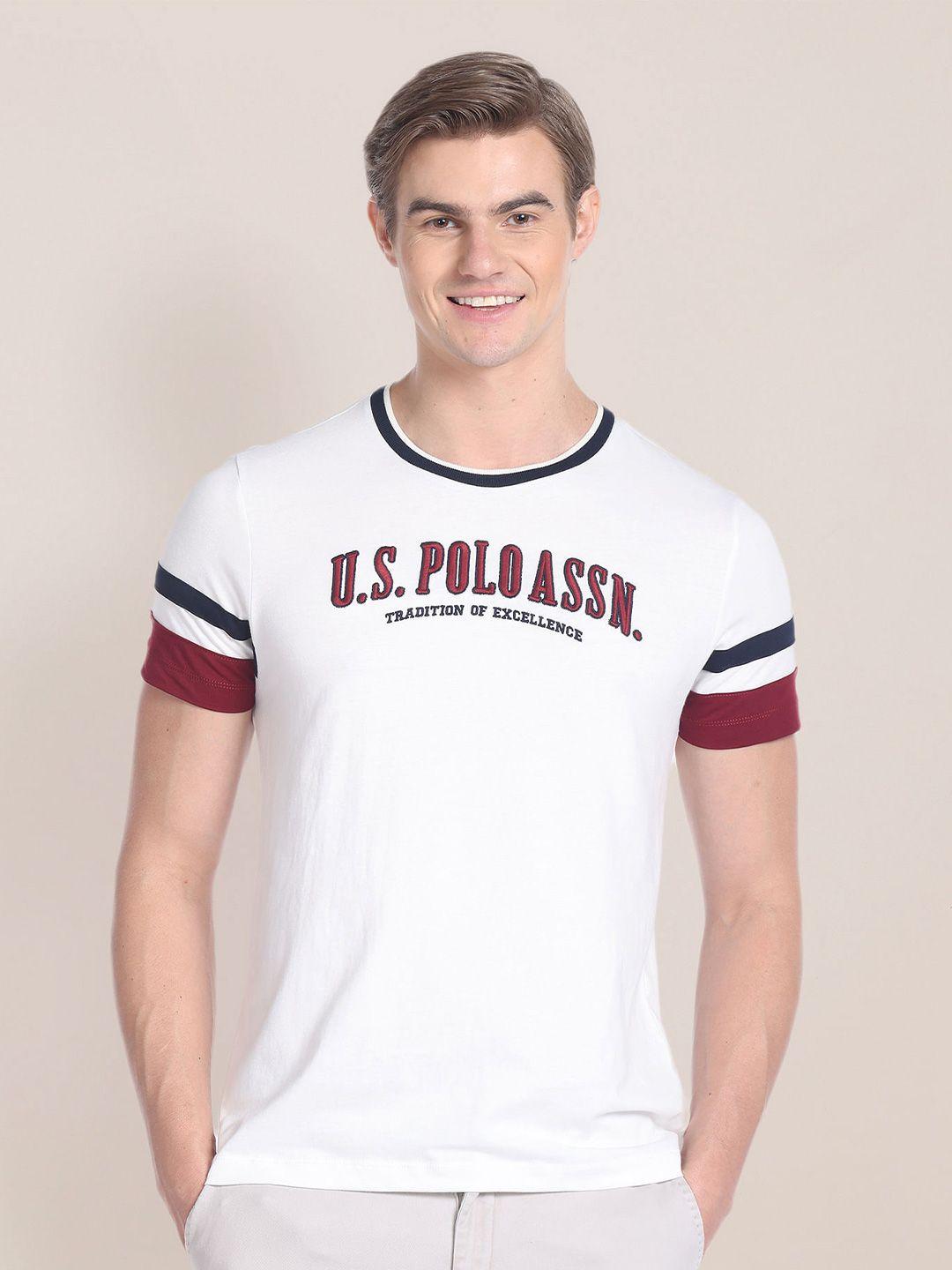 u.s. polo assn. varsity printed slim fit t-shirt