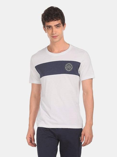 u.s. polo assn. white crew t-shirt