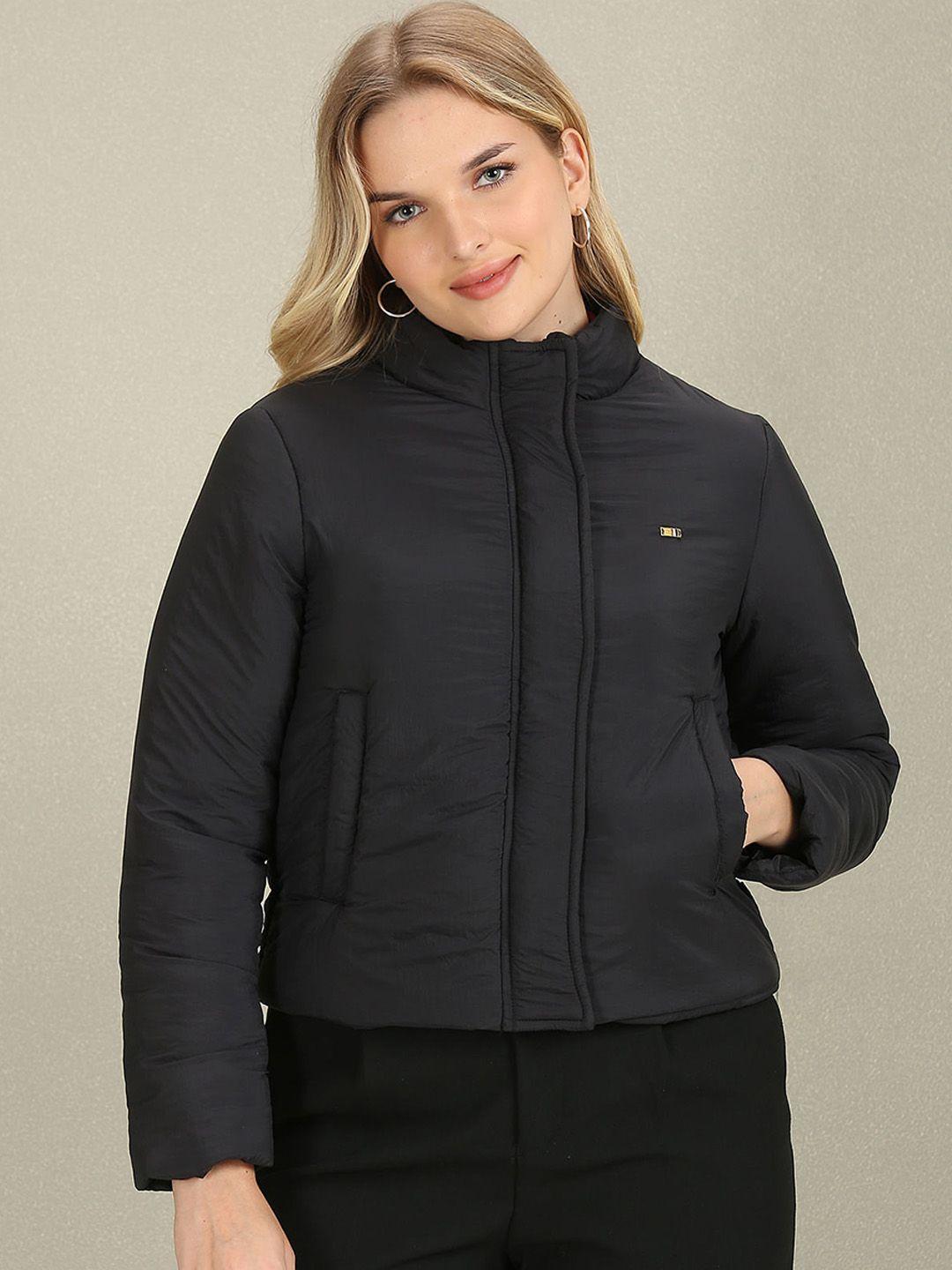 u.s. polo assn. women stand collar padded jacket