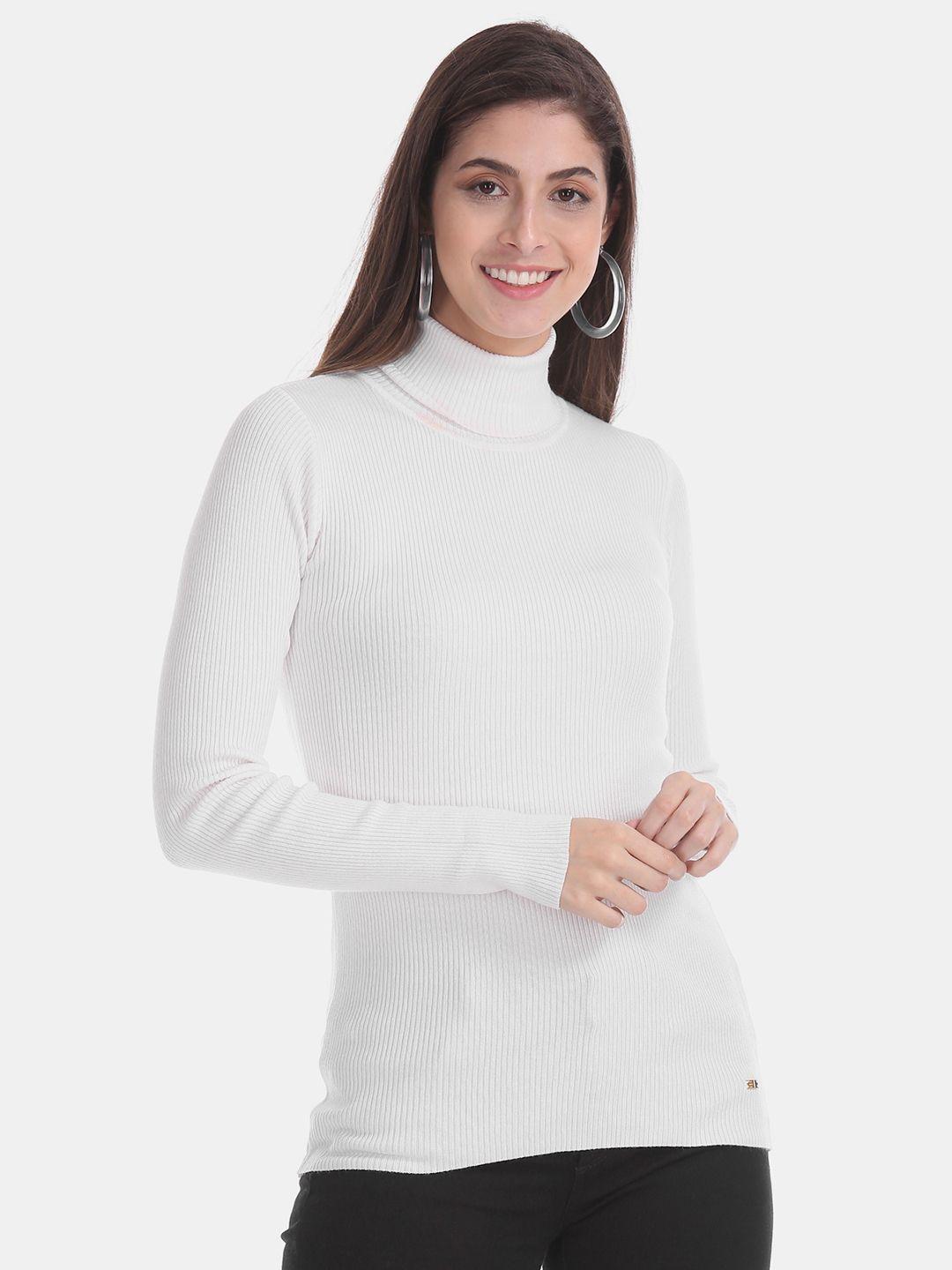 u.s. polo assn. women white solid top