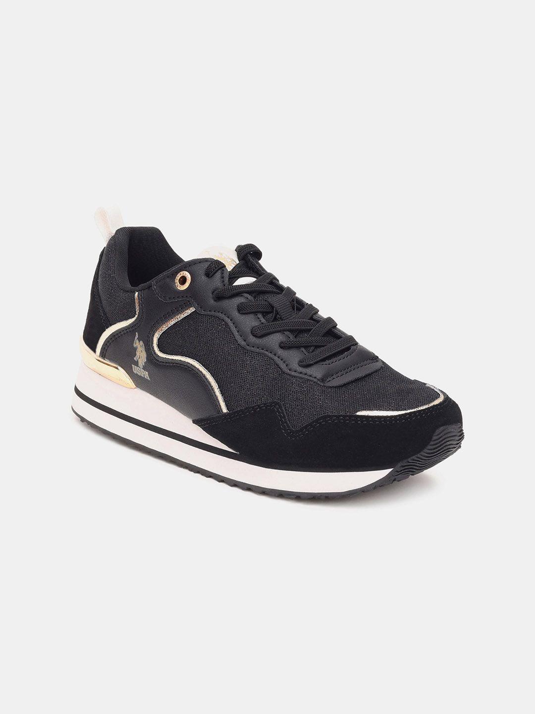 u.s. polo assn. women woven design sneakers