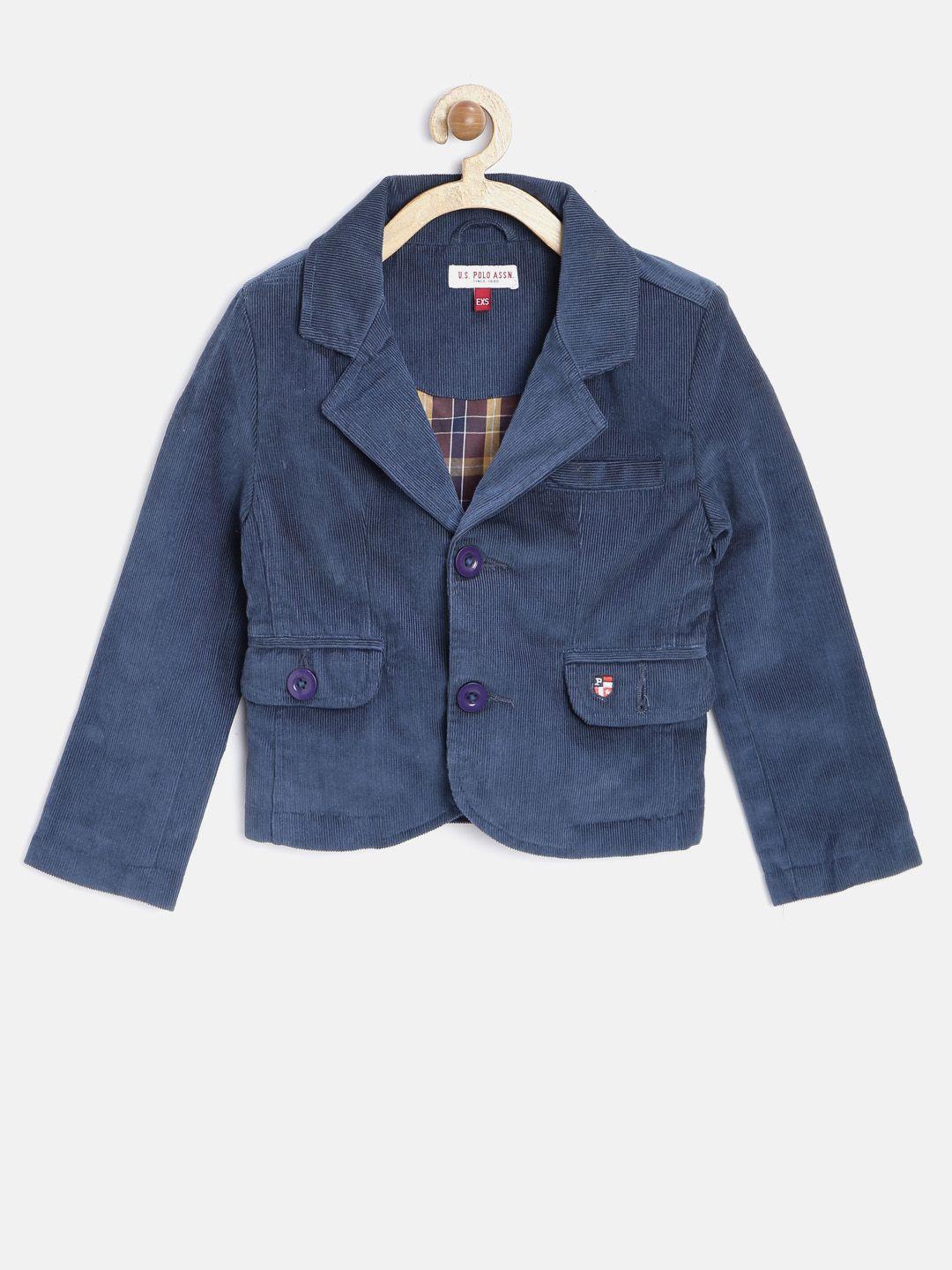 u.s.polo assn. kids boys navy corduroy jacket