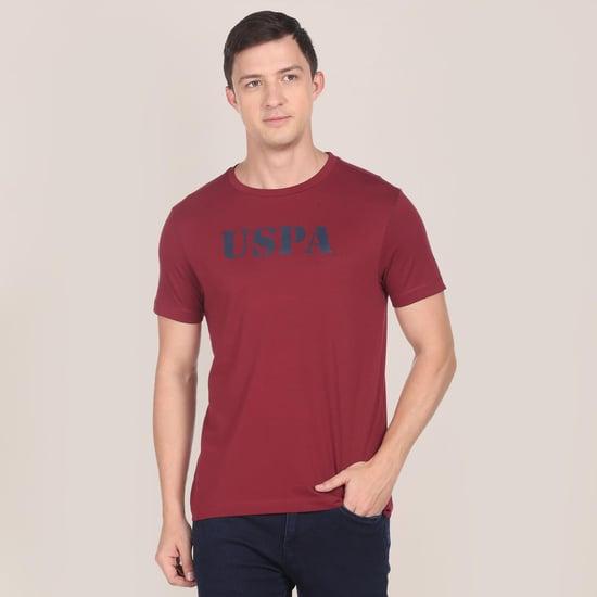 u.s.polo assn. men brand printed regular fit t-shirt