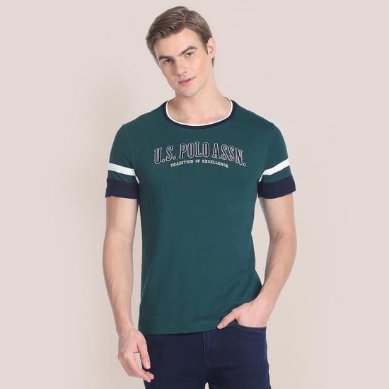 u.s.polo assn. men printed slim fit t-shirt