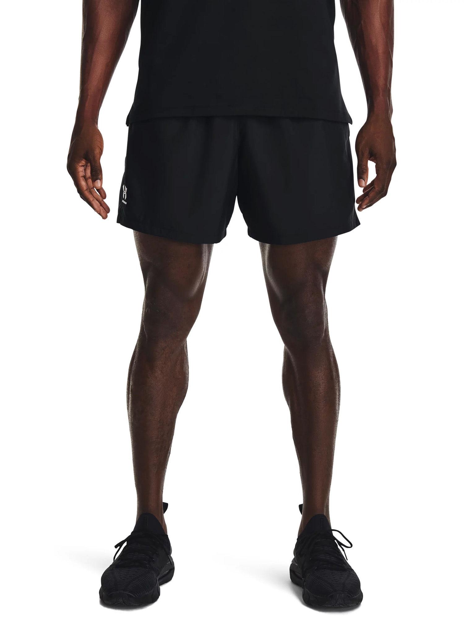 ua essential volley black shorts