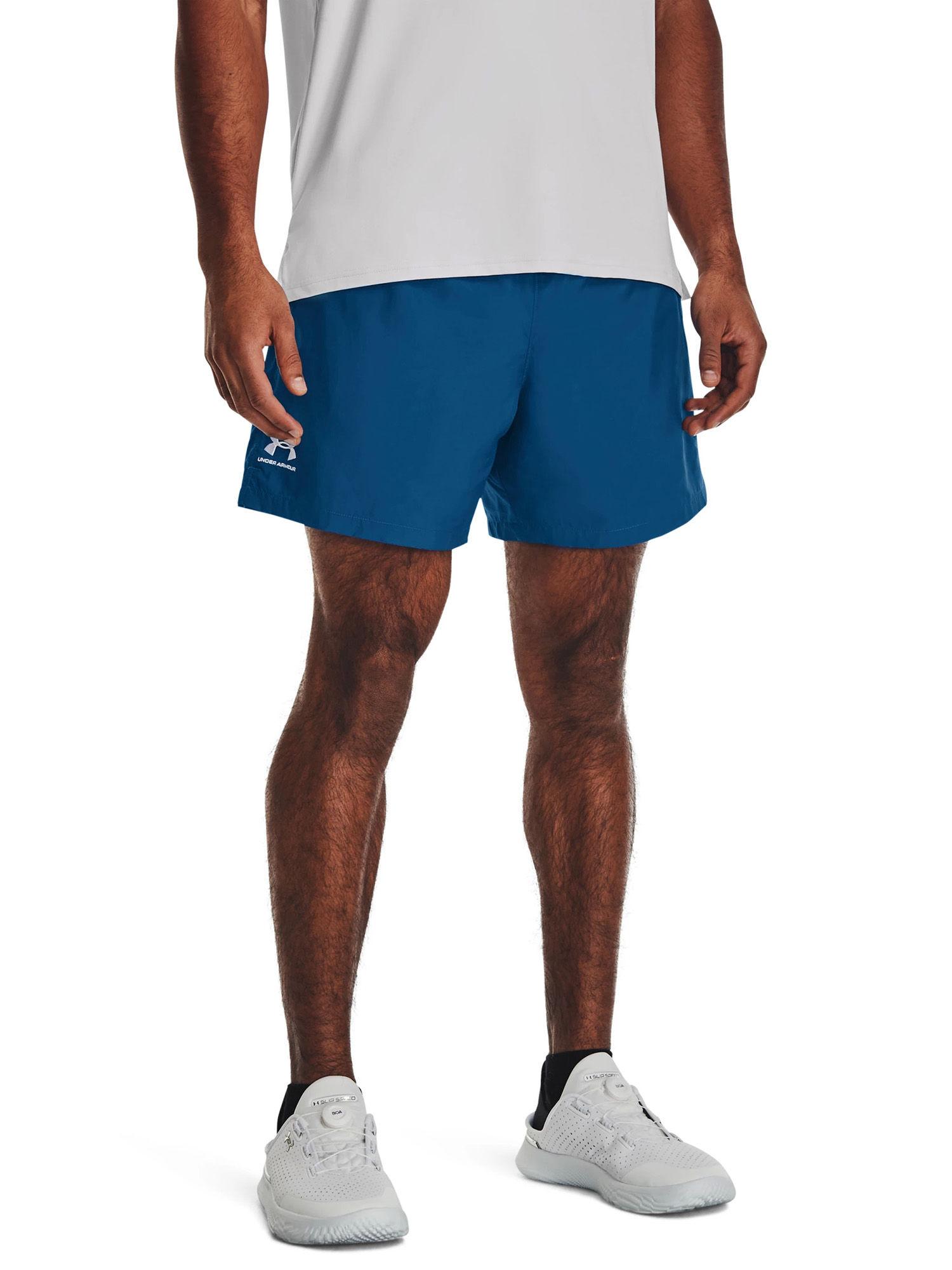 ua essential volley blue shorts