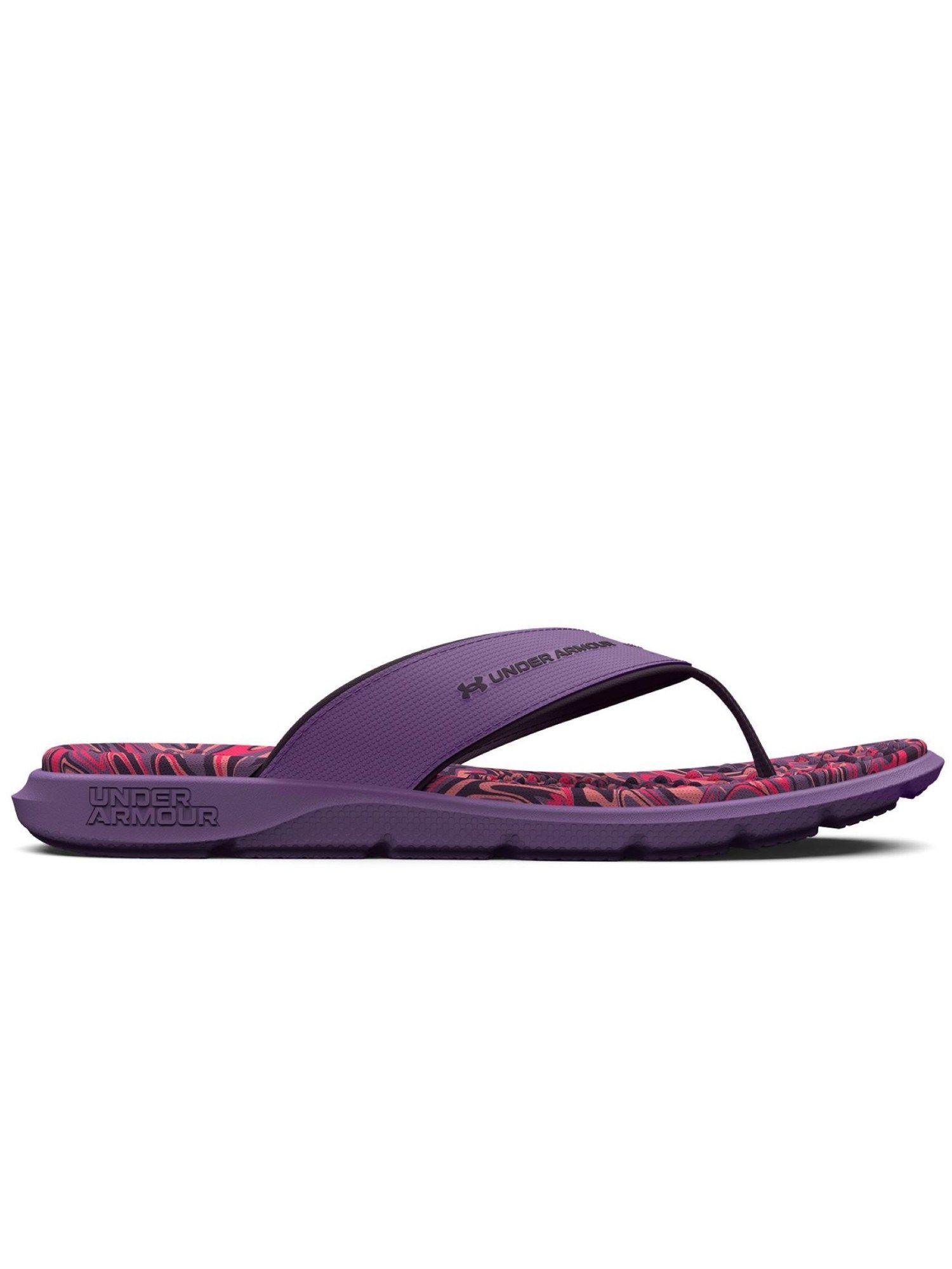 ua ignite pro marbella graphic flipflops-purple