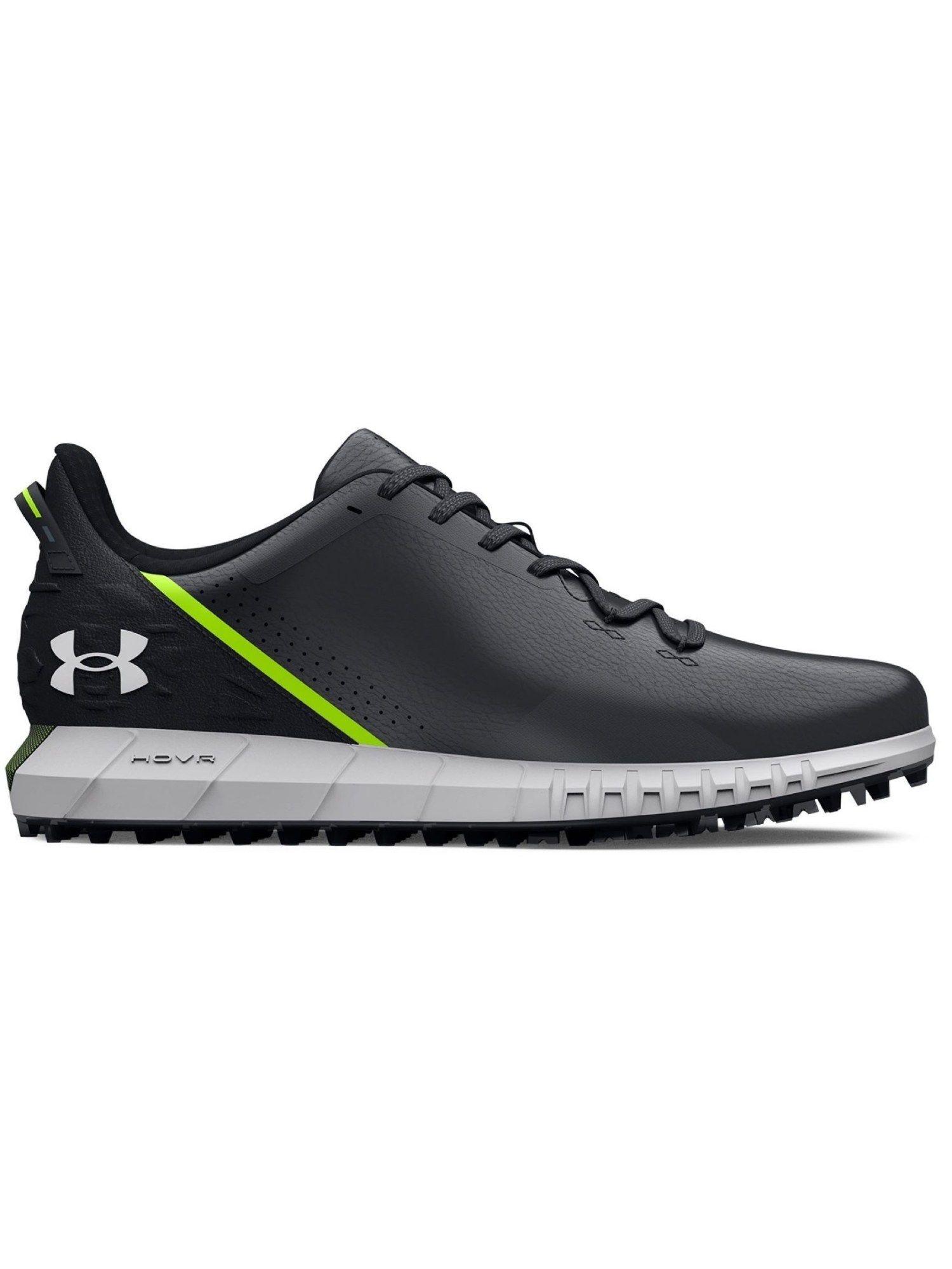 ua men's hovr drive spikeless wide (e) golf shoes-black