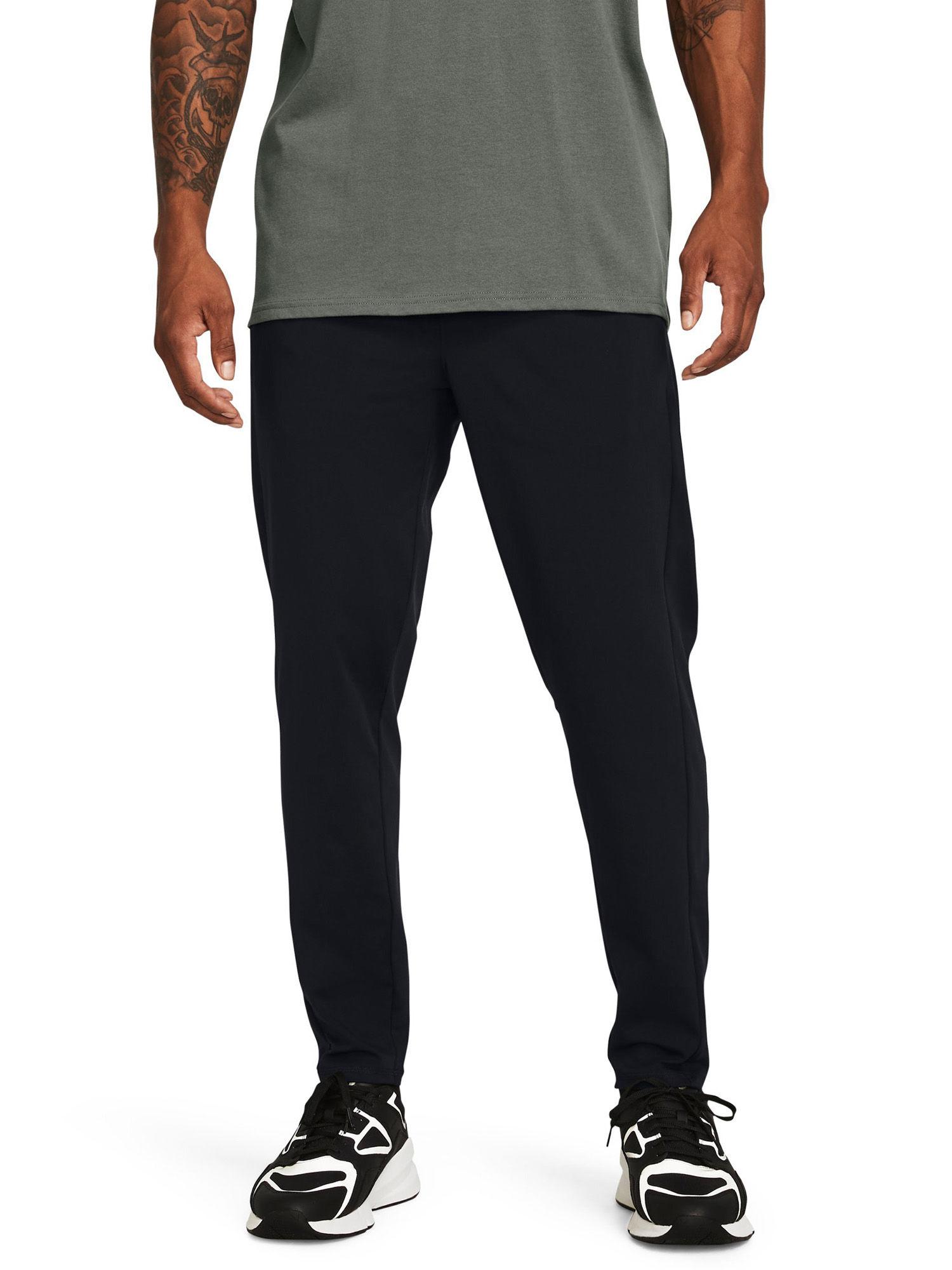 ua meridian tapered blue sweatpant