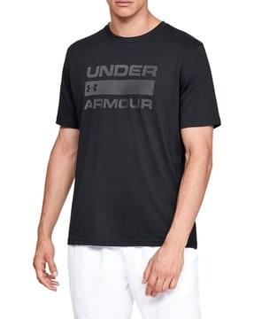 ua team issue wordmark crew-neck t-shirt