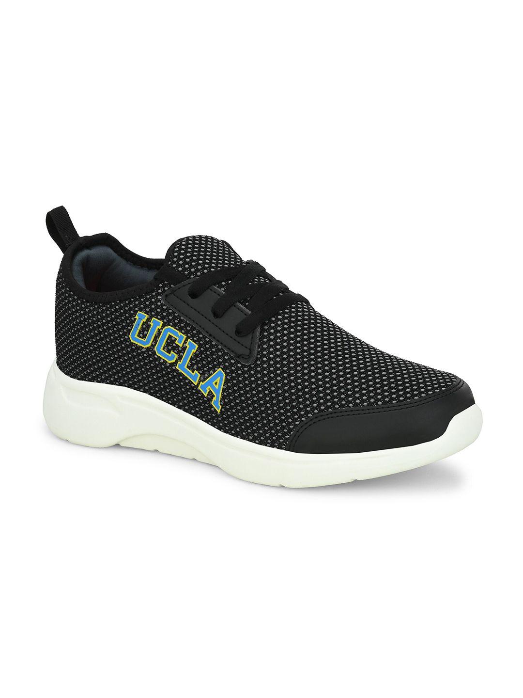 ucla men black non-marking running sports shoes