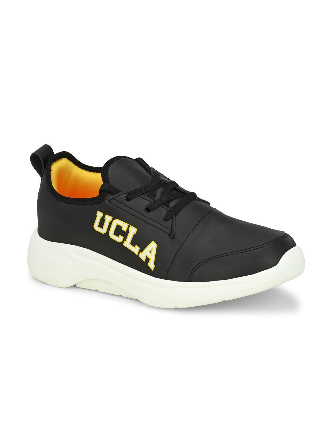 ucla men black non-marking running sports shoes