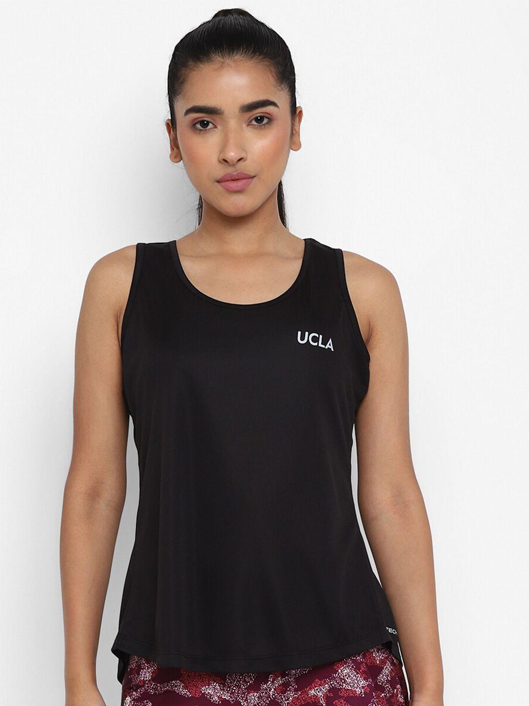 ucla sleeveless back-slit sports t-shirt