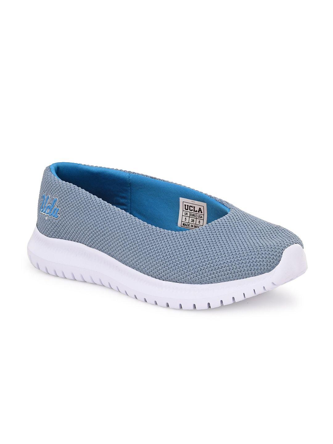 ucla women blue mesh walking non-marking shoes