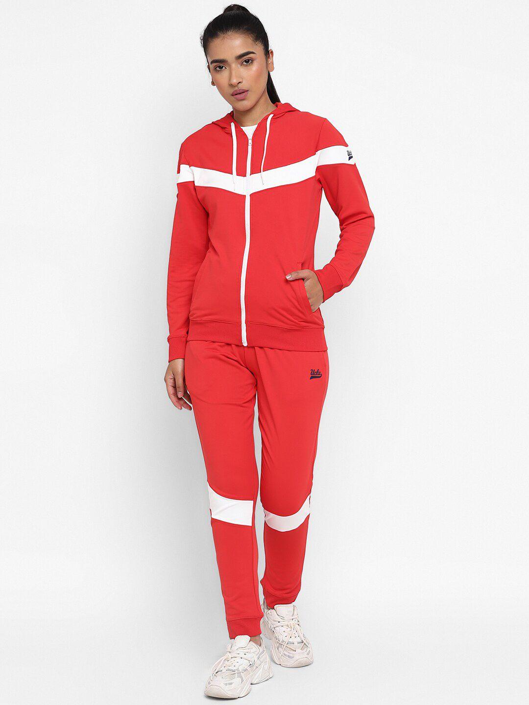 ucla women colourblocked hooded tracksuit