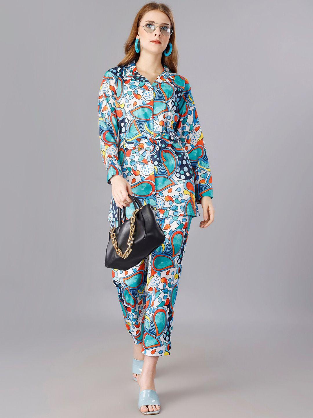 udbhav textile printed shirt with trousers