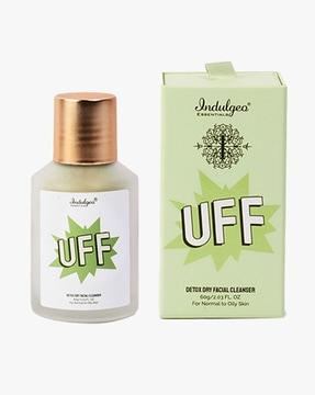 uff detox dry facial cleanser