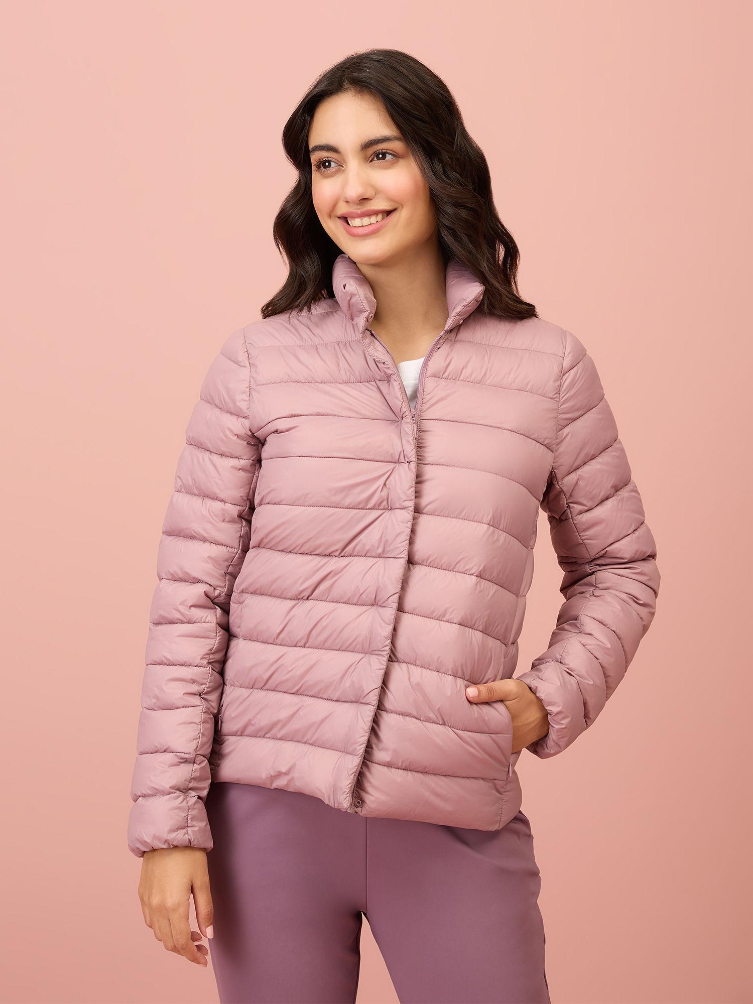 ultra light puffer jacket -nyat405-blush