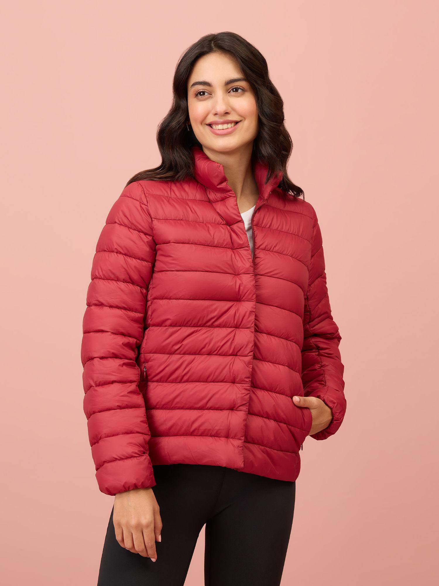 ultra light puffer jacket -nyat405-red