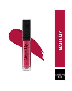 ultra smooth matte liquid lipstick - 04 passionate red