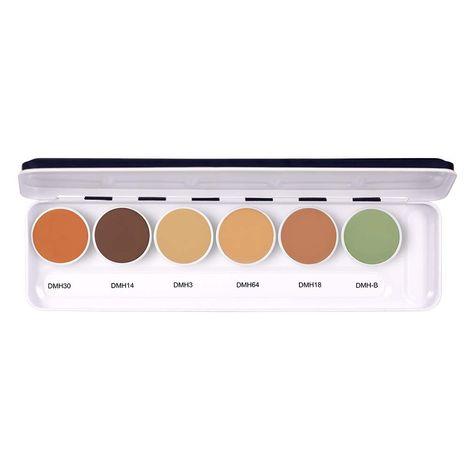 ultra hd cover & conceal 6 in 1 dermashield corrector & foundation palette