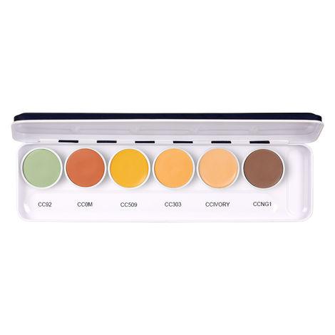 ultra hd cover & conceal 6 in 1 supraemeshield color corrector palette