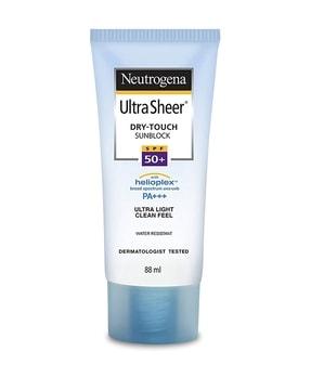 ultra sheer dry touch suncream