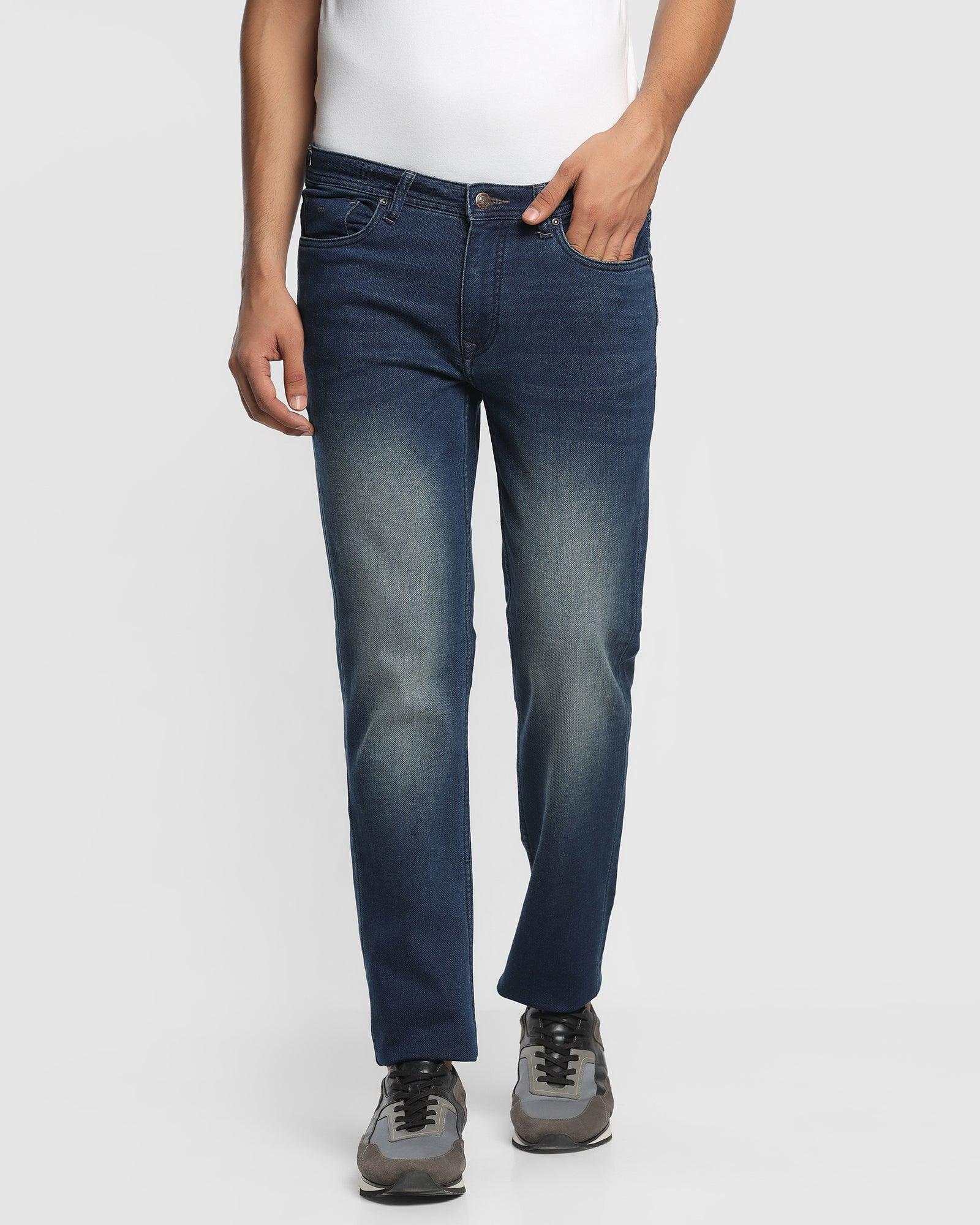 ultra stretch slim comfort buff fit indigo jeans - ami