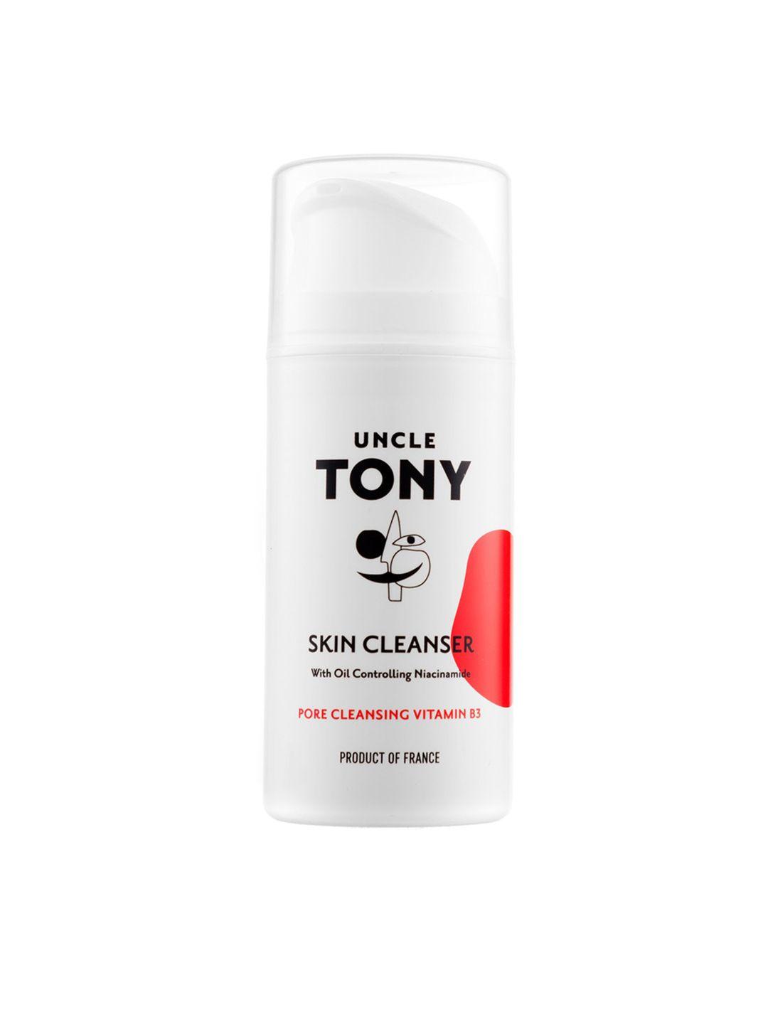uncle tony skin cleanser with pore cleansing vitamin b3 - 100ml