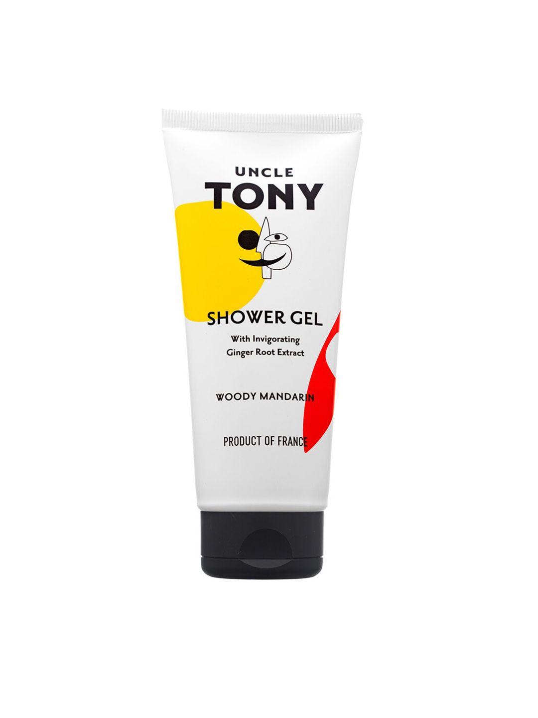 uncle tony woody mandarin shower gel with ginger root extract 200 ml