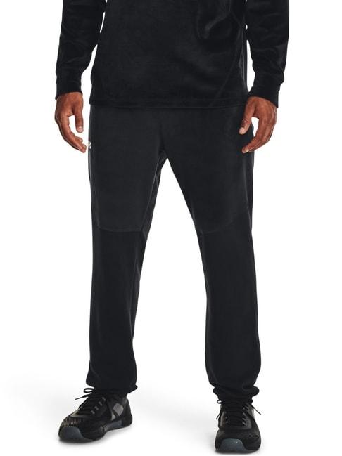under armour black cotton loose fit sports joggers