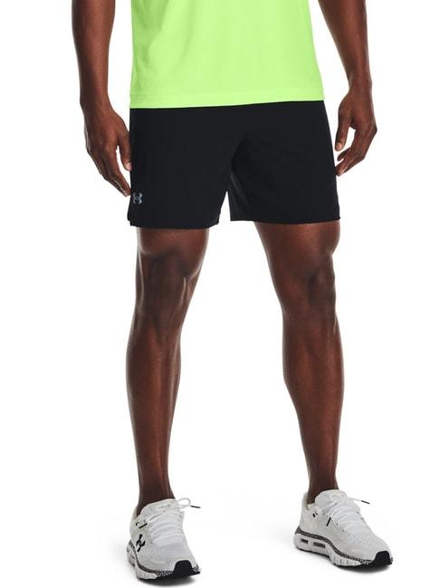 under armour black fitted sports shorts