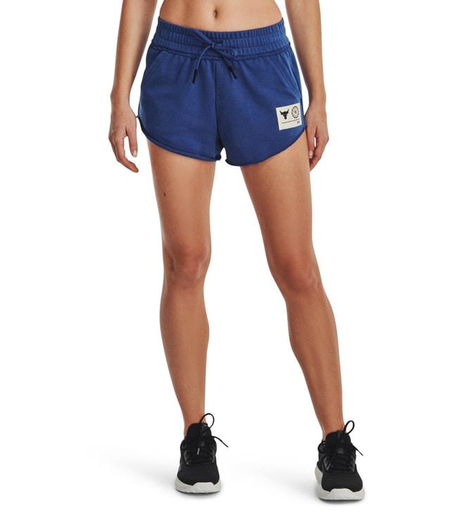 under armour blue project rock loose fit shorts