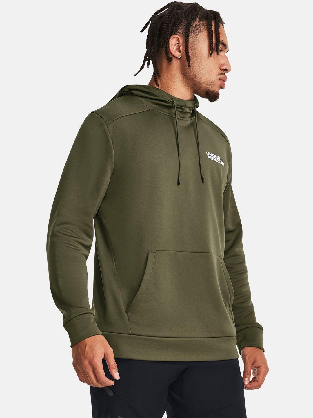 under armour fleece(r) graphic brand logo printed hooded sweatshirt
