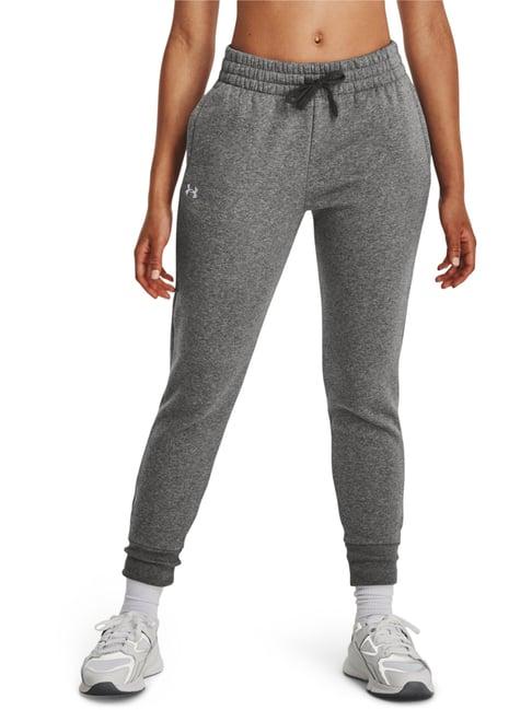 under armour grey cotton mid rise sports joggers