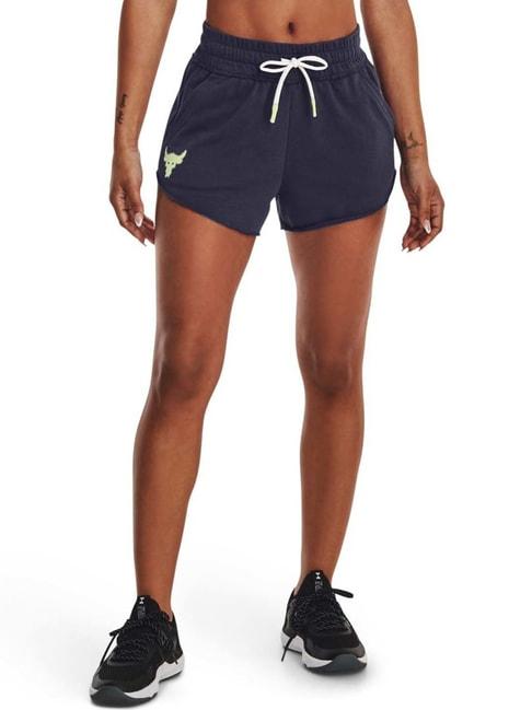 under-armour-grey-cotton-mid-rise-sports-shorts