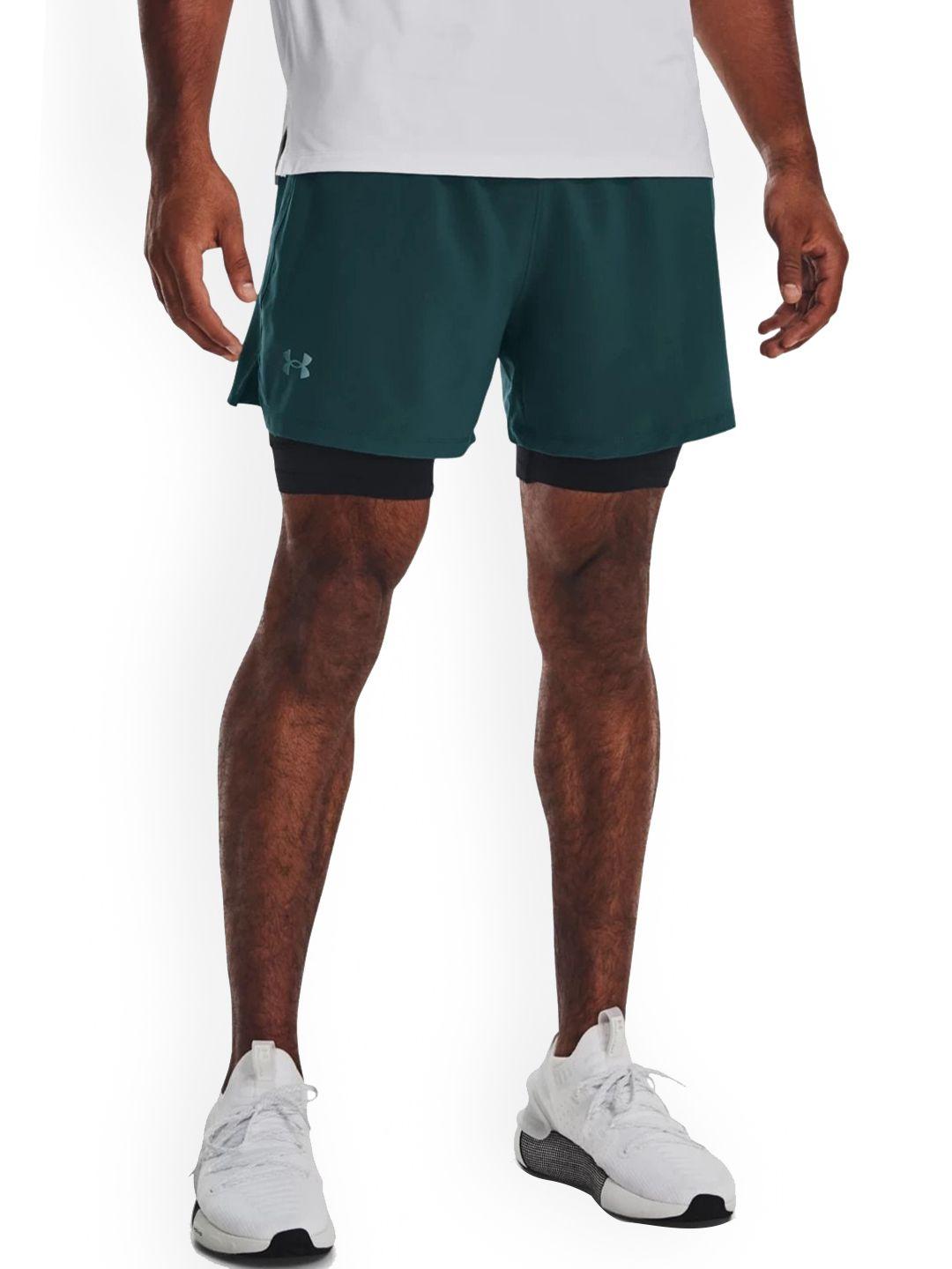 under armour men mid-rise slim-fit sports shorts